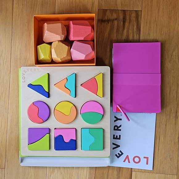Lovevery Toys New Lovevery Puzzle Stacking Boulders And Play Guide